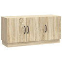 vidaXL TV Kast Zwart 99 x 34,5 x 47 cm Bewerkt hout