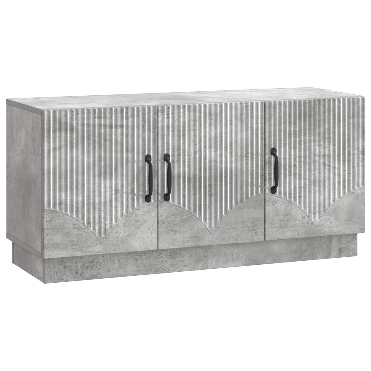 vidaXL TV Kast Zwart 99 x 34,5 x 47 cm Bewerkt hout