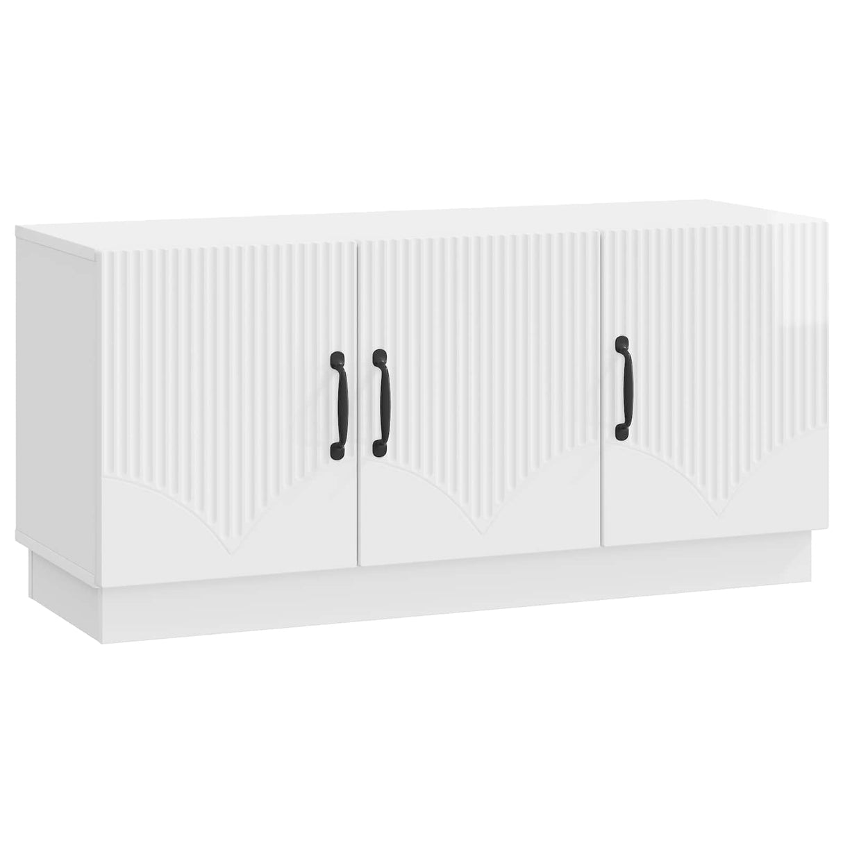 vidaXL TV Kast Zwart 99 x 34,5 x 47 cm Bewerkt hout