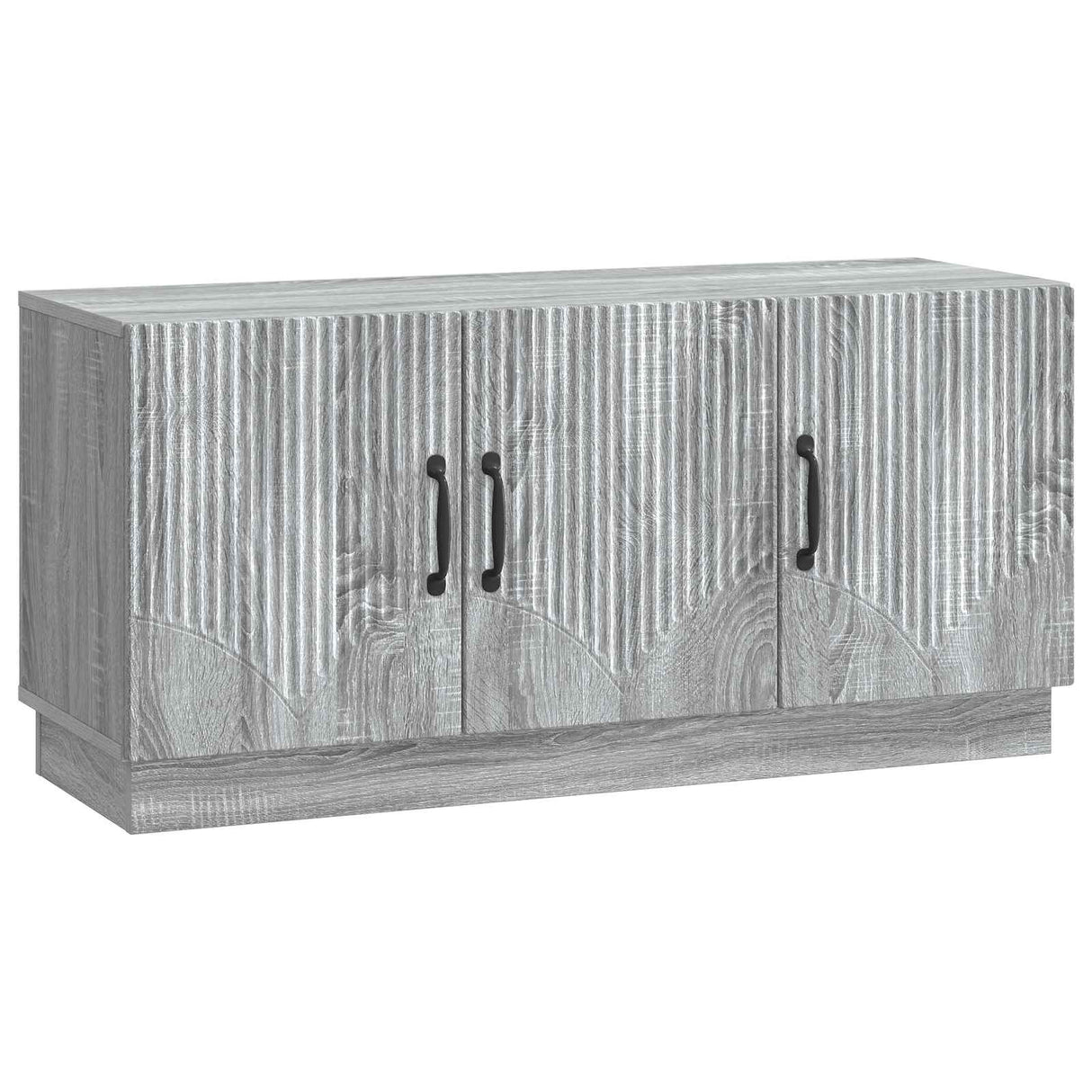 vidaXL TV Kast Zwart 99 x 34,5 x 47 cm Bewerkt hout