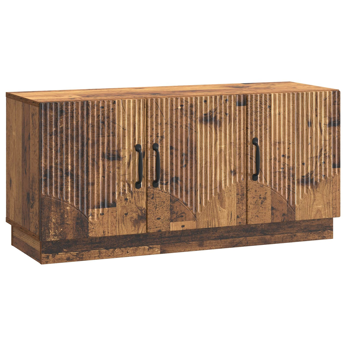 vidaXL TV Kast Zwart 99 x 34,5 x 47 cm Bewerkt hout