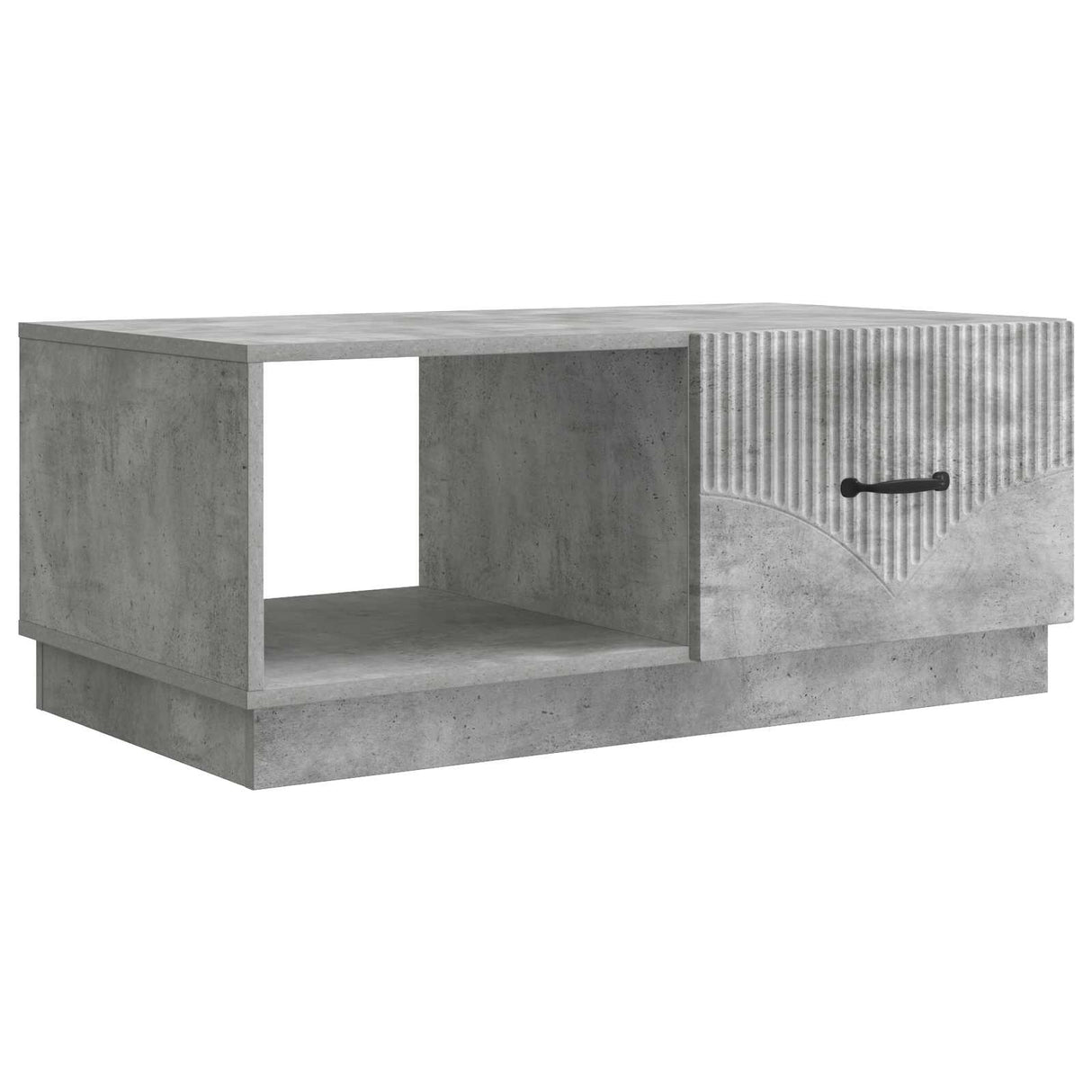 vidaXL Coffee table Black 90x50x37 cm Engineered wood
