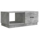 vidaXL Coffee table Black 90x50x37 cm Engineered wood
