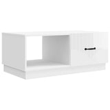 vidaXL Coffee table Black 90x50x37 cm Engineered wood