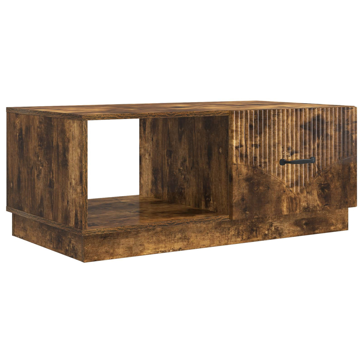 vidaXL Coffee table Black 90x50x37 cm Engineered wood