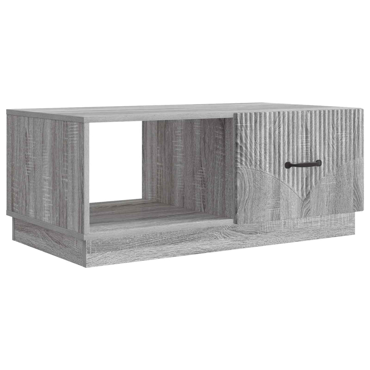 vidaXL Coffee table Black 90x50x37 cm Engineered wood