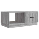 vidaXL Coffee table Black 90x50x37 cm Engineered wood