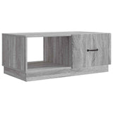 vidaXL Coffee table Black 90x50x37 cm Engineered wood