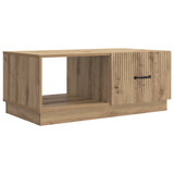 vidaXL Coffee table Black 90x50x37 cm Engineered wood