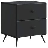 vidaXL Nachtkastje met lade 2 pcs Wit 43 x 34,5 x 47,5 cm Bewerkt hout