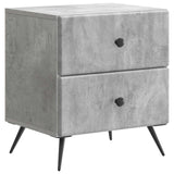 vidaXL Nachtkastje met lade 2 pcs Wit 43 x 34,5 x 47,5 cm Bewerkt hout