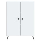 vidaXL Dressoir Wit 66 x 34,5 x 90 cm Bewerkt hout