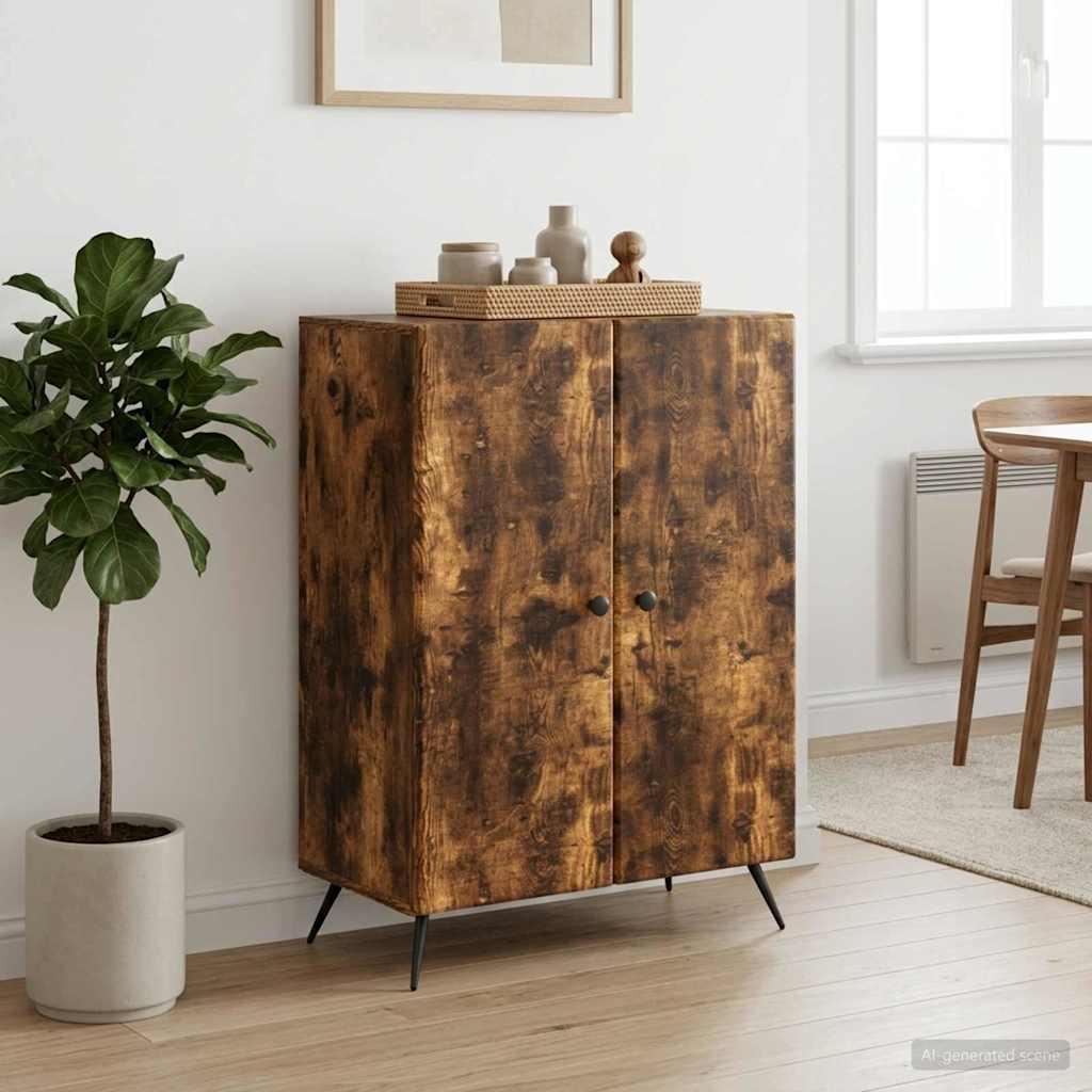 vidaXL Dressoir Wit 66 x 34,5 x 90 cm Bewerkt hout