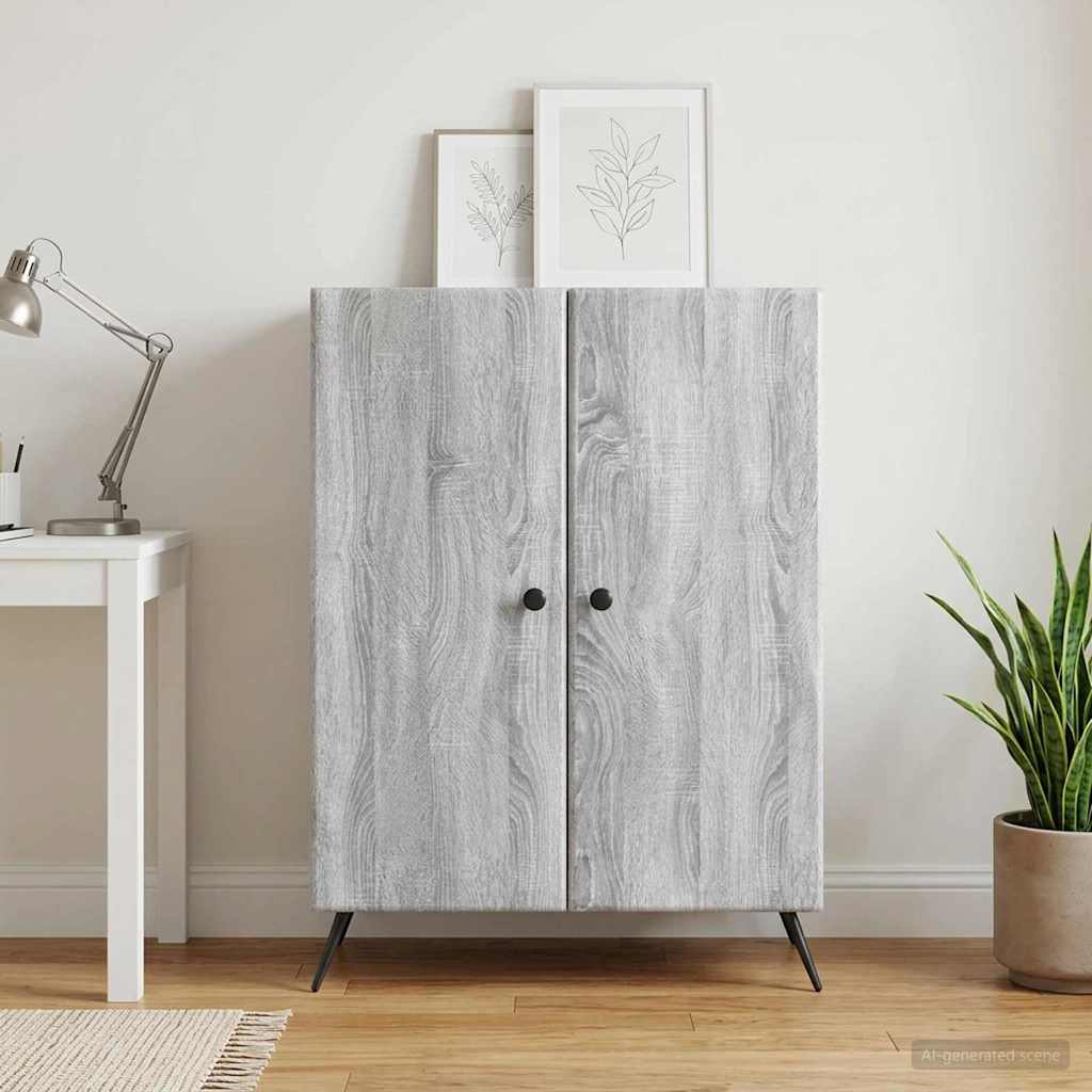 vidaXL Dressoir Wit 66 x 34,5 x 90 cm Bewerkt hout
