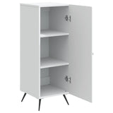 vidaXL Dressoir Wit 33 x 34,5 x 90 cm Bewerkt hout