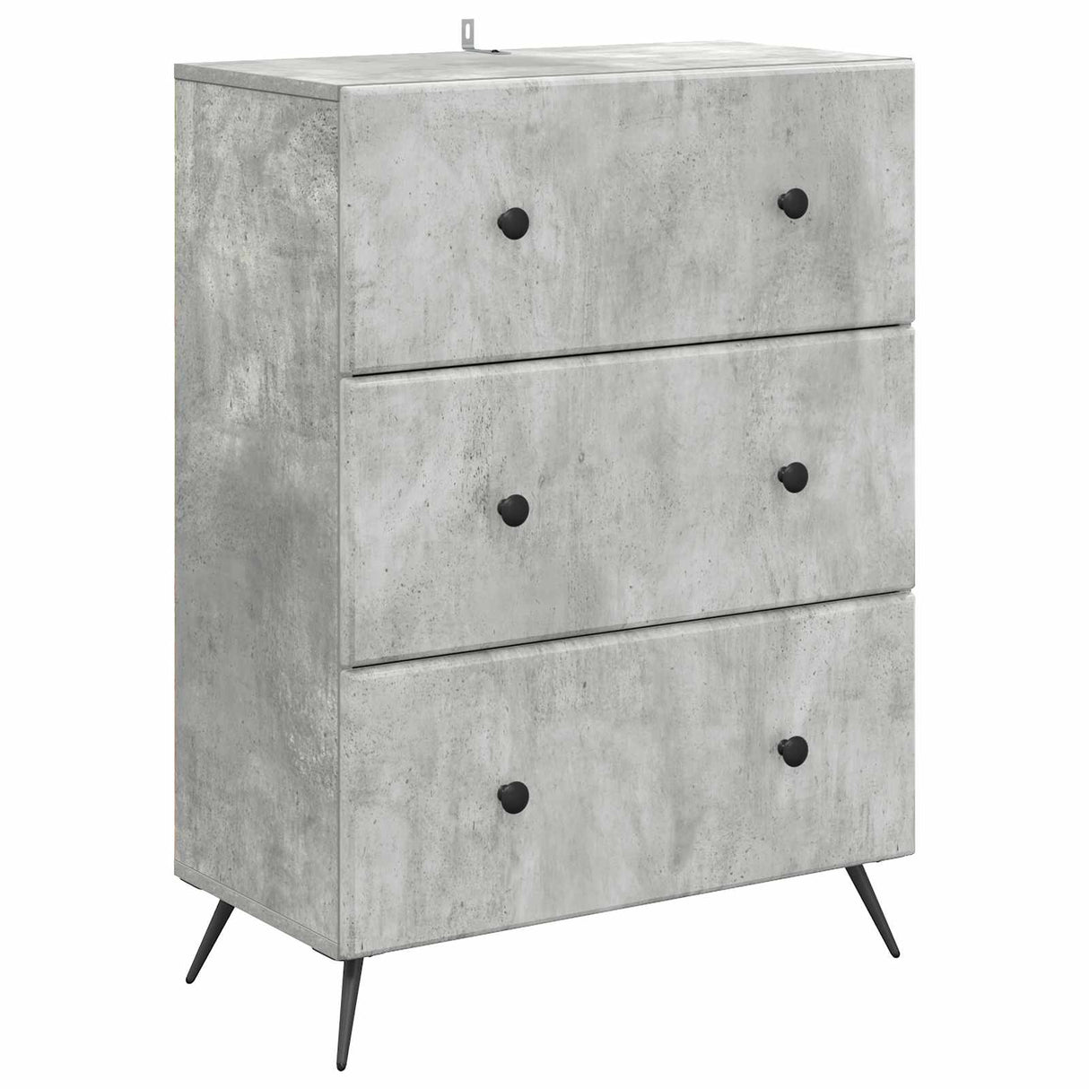vidaXL Ladekast Zwart 66 x 34,5 x 90 cm Bewerkt hout