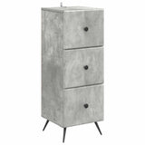 vidaXL Ladekast Zwart 33 x 34,5 x 90 cm Bewerkt hout
