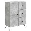 vidaXL Sideboard with drawer Black 66 x 34.5 x 90 cm Engineered wood