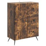 vidaXL Sideboard with drawer Black 66 x 34.5 x 90 cm Engineered wood
