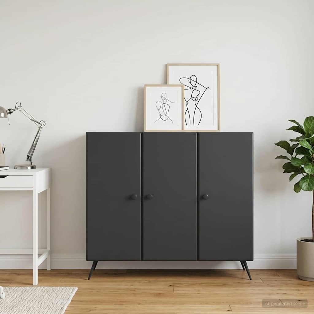 vidaXL Sideboard White 89 x 34.5 x 80 cm Engineered Wood
