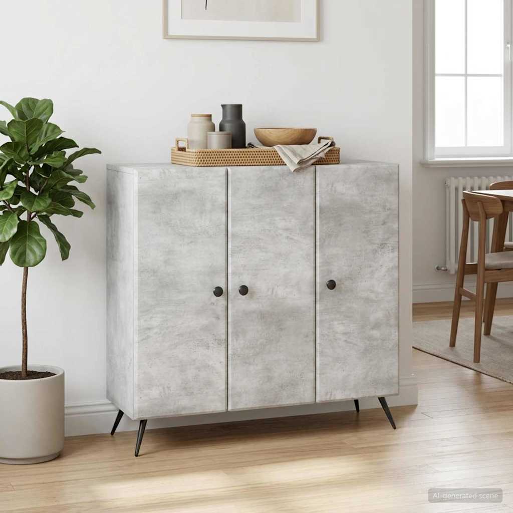 vidaXL Sideboard White 89 x 34.5 x 80 cm Engineered Wood
