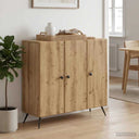 vidaXL Sideboard White 89 x 34.5 x 80 cm Engineered Wood
