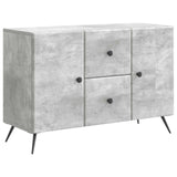 vidaXL Dressoir met lade Zwart 89 x 34,5 x 60 cm Bewerkt hout