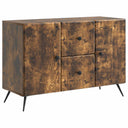 vidaXL Dressoir met lade Zwart 89 x 34,5 x 60 cm Bewerkt hout