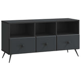 vidaXL TV Kast met lade Zwart 102 x 34,5 x 50 cm Bewerkt hout
