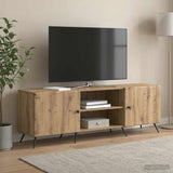vidaXL TV Kast Wit 150 x 31 x 50 cm Bewerkt hout