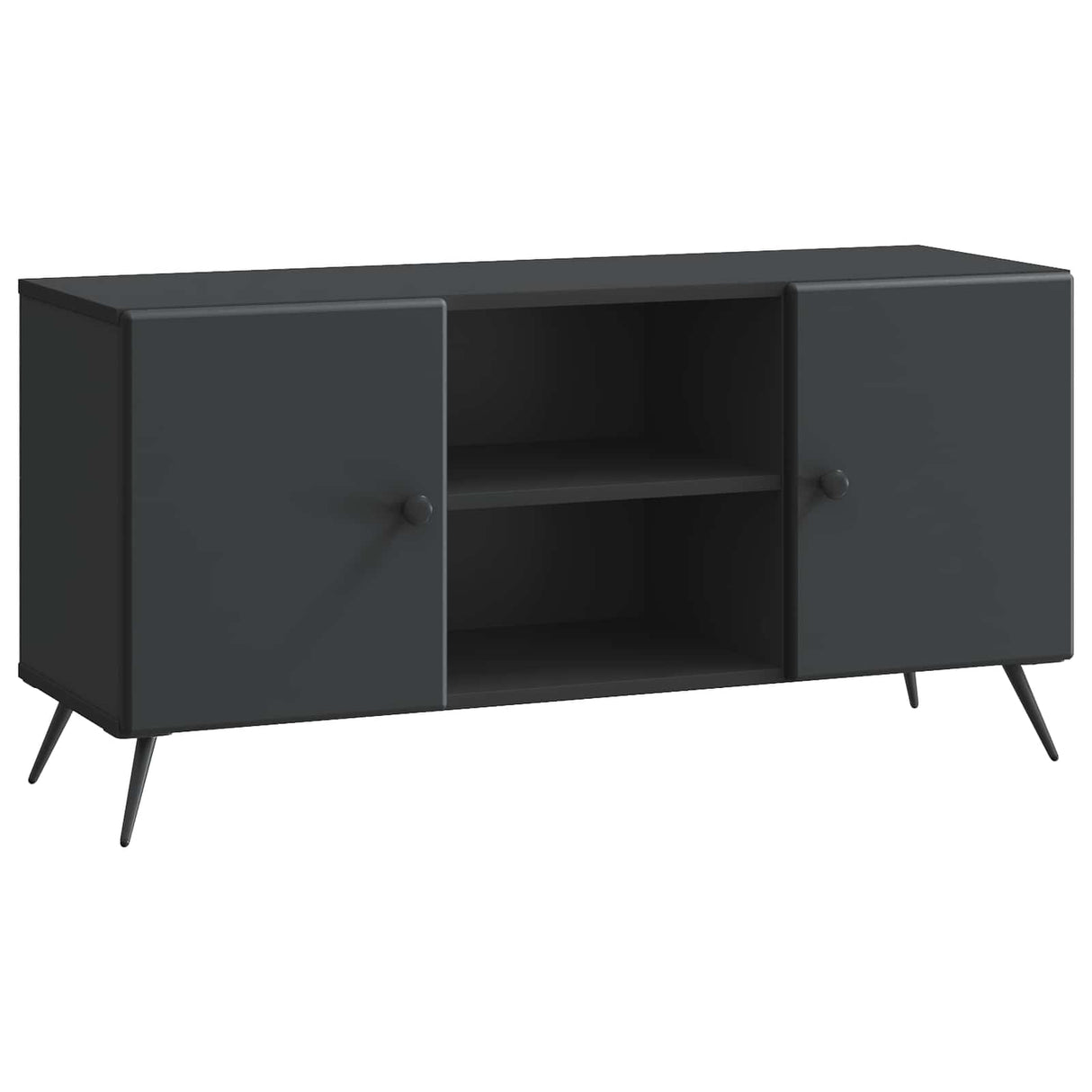 vidaXL TV Kast Zwart 102 x 34,5 x 50 cm Bewerkt hout