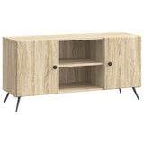vidaXL TV Kast Zwart 102 x 34,5 x 50 cm Bewerkt hout