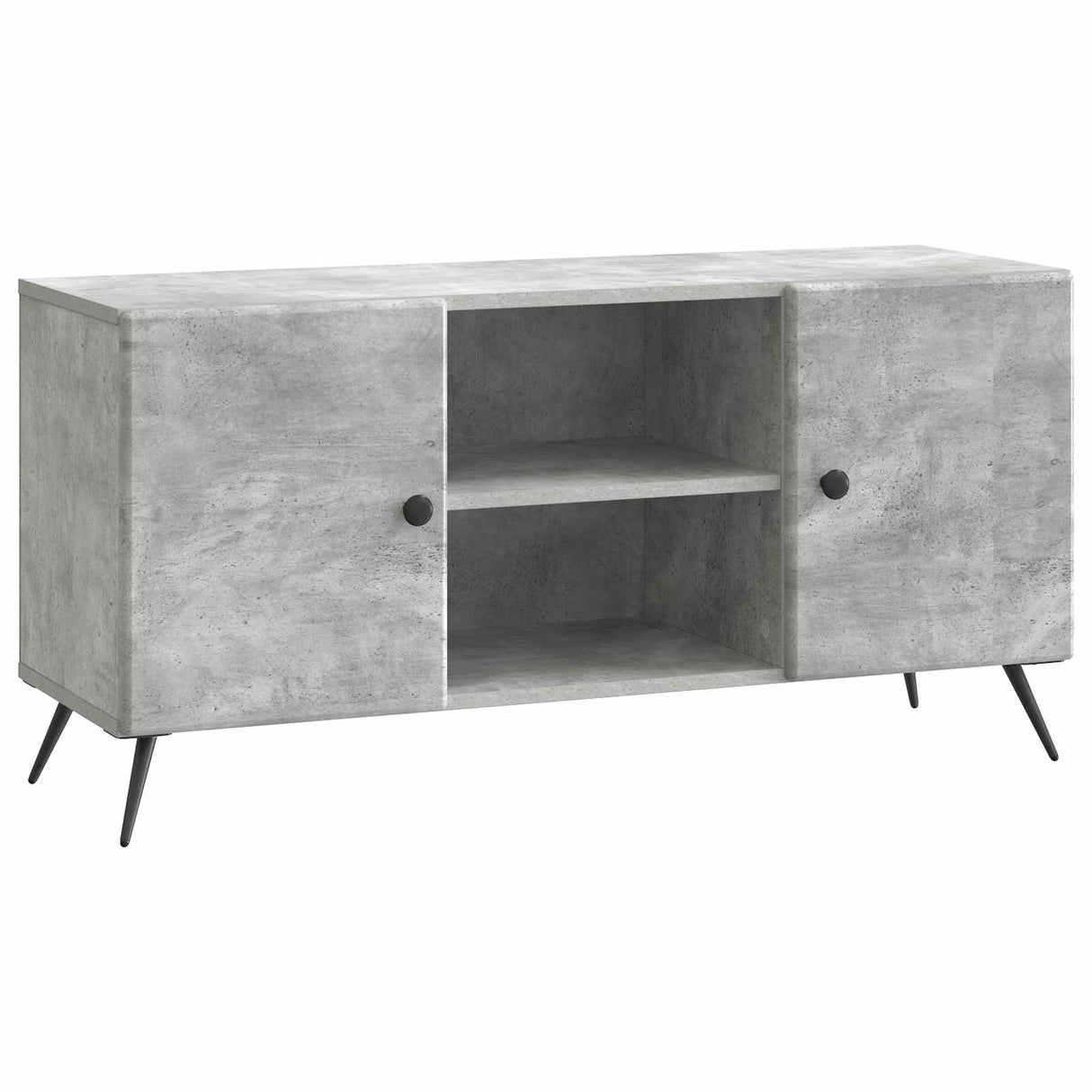 vidaXL TV Kast Zwart 102 x 34,5 x 50 cm Bewerkt hout