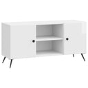 vidaXL TV Kast Zwart 102 x 34,5 x 50 cm Bewerkt hout
