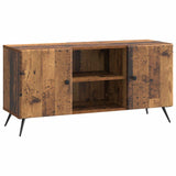 vidaXL TV Kast Zwart 102 x 34,5 x 50 cm Bewerkt hout