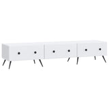 vidaXL TV Kast met lade Wit 147 x 34,5 x 30 cm Bewerkt hout