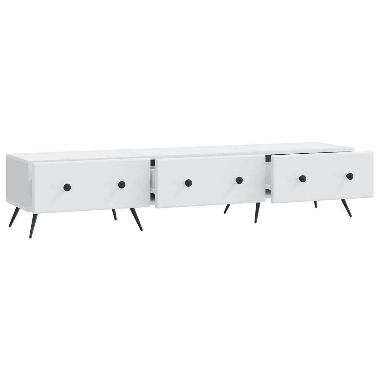 vidaXL TV Kast met lade Wit 147 x 34,5 x 30 cm Bewerkt hout