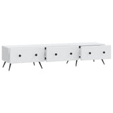 vidaXL TV Kast met lade Wit 147 x 34,5 x 30 cm Bewerkt hout