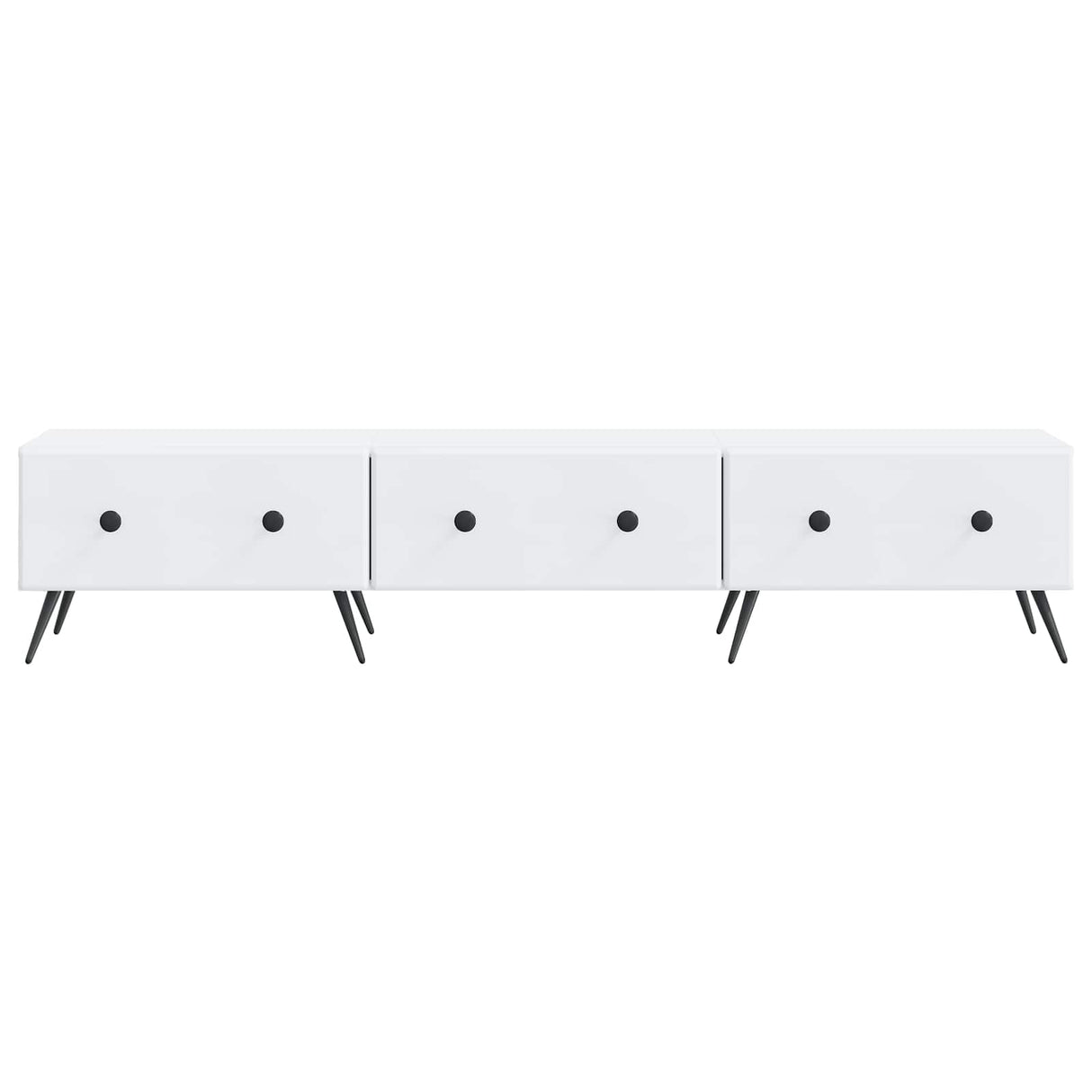 vidaXL TV Kast met lade Wit 147 x 34,5 x 30 cm Bewerkt hout