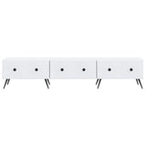 vidaXL TV Kast met lade Wit 147 x 34,5 x 30 cm Bewerkt hout