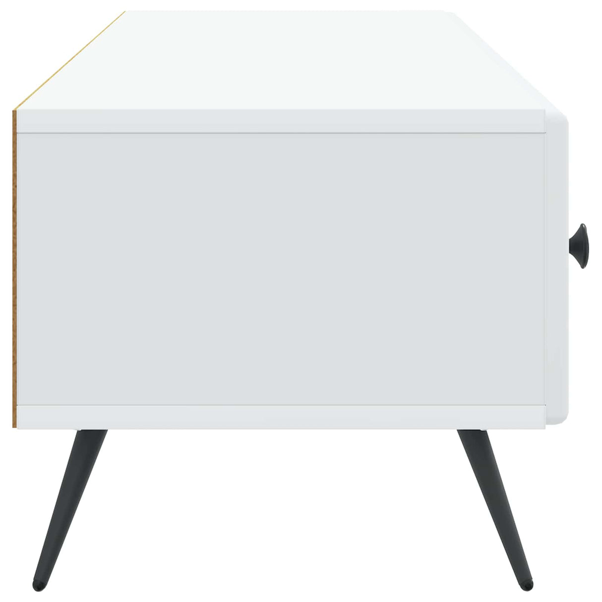 vidaXL TV Kast met lade Wit 147 x 34,5 x 30 cm Bewerkt hout