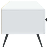 vidaXL TV Kast met lade Wit 147 x 34,5 x 30 cm Bewerkt hout