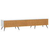 vidaXL TV Kast met lade Wit 147 x 34,5 x 30 cm Bewerkt hout