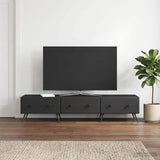 vidaXL TV Kast met lade Wit 147 x 34,5 x 30 cm Bewerkt hout