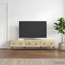 vidaXL TV Kast met lade Wit 147 x 34,5 x 30 cm Bewerkt hout