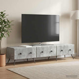 vidaXL TV Kast met lade Wit 147 x 34,5 x 30 cm Bewerkt hout