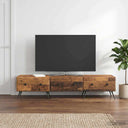 vidaXL TV Kast met lade Wit 147 x 34,5 x 30 cm Bewerkt hout