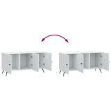 vidaXL TV Cabinet White 99 x 34.5 x 50 cm Engineered Wood