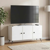 vidaXL TV Cabinet White 99 x 34.5 x 50 cm Engineered Wood