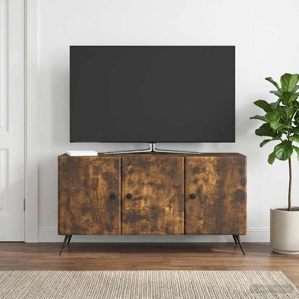 vidaXL TV Cabinet White 99 x 34.5 x 50 cm Engineered Wood
